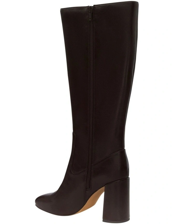 Misha Knee Boot in Chocolate image 3