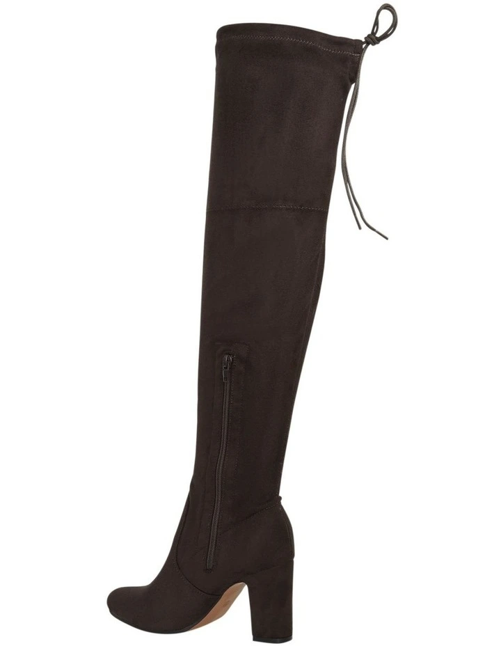 Zest Knee Boots in Chocolate Micro image 3