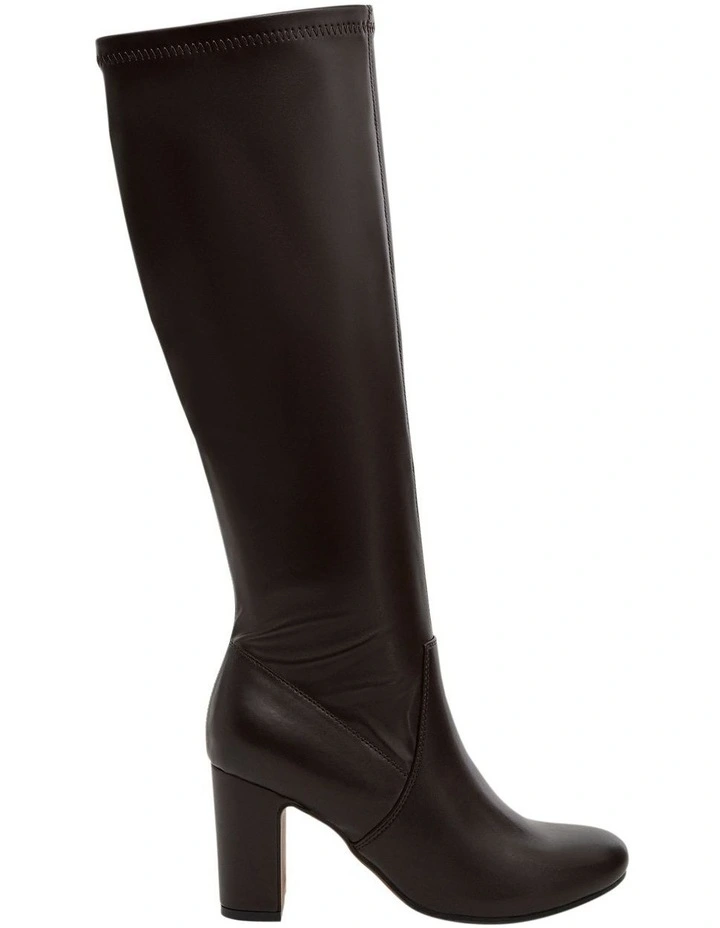 Zeck Knee Boots in Chocolate image 1