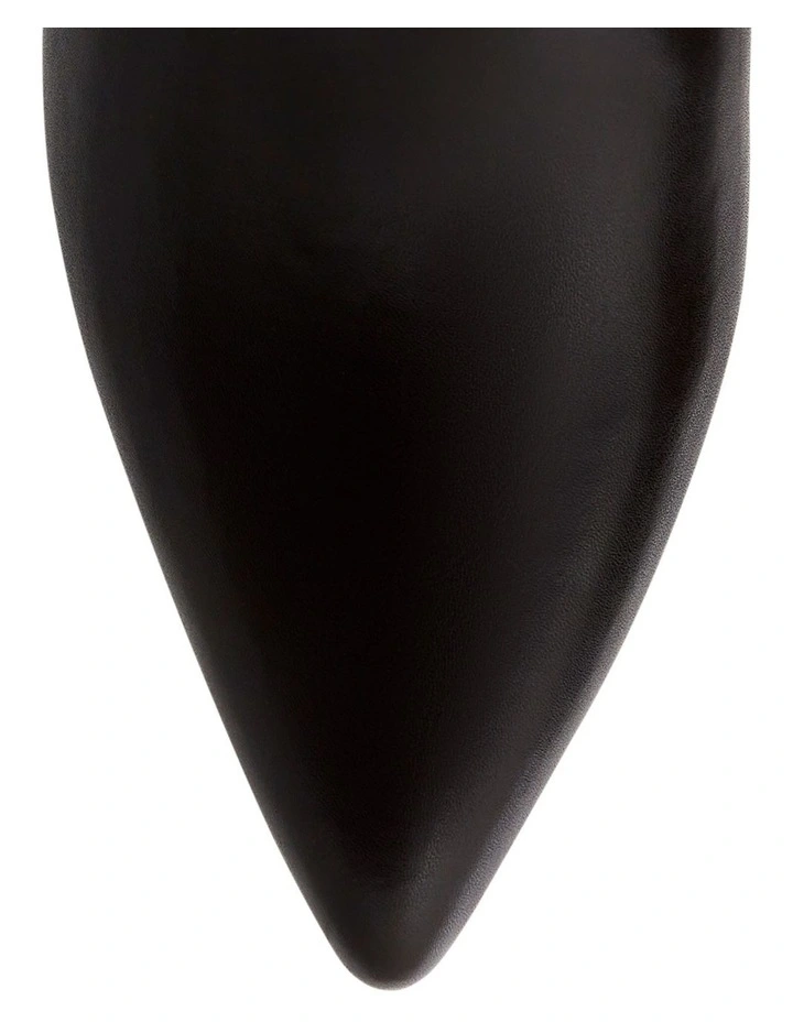 Mateo Knee Boots in Chocolate Stretch image 4