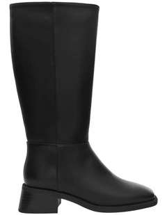 Arden Knee Boots in Black
