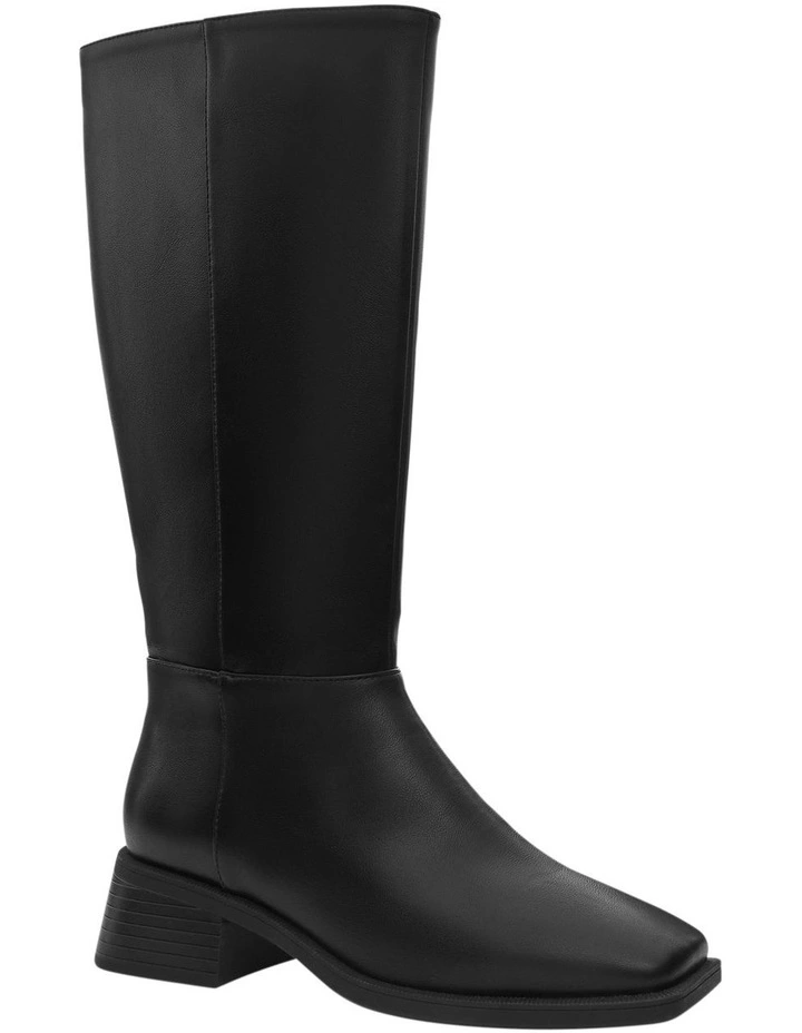 Arden Knee Boots in Black image 2