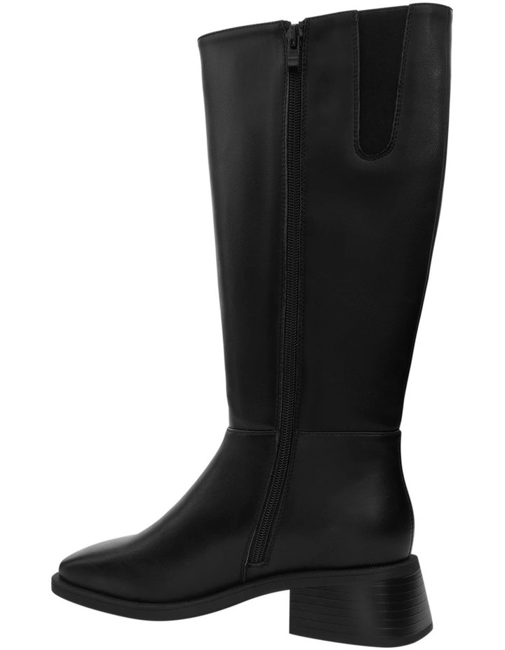 Arden Knee Boots in Black image 3