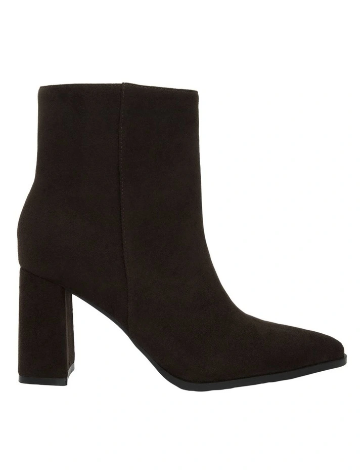 Coco Ankle Boots in Chocolate Micro image 1