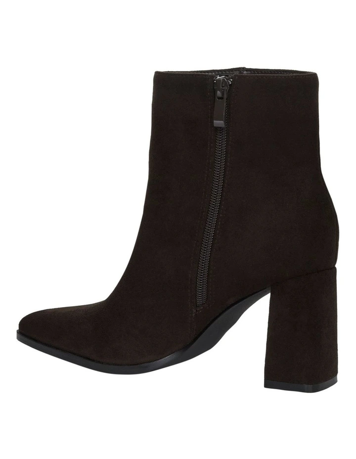 Coco Ankle Boots in Chocolate Micro image 3