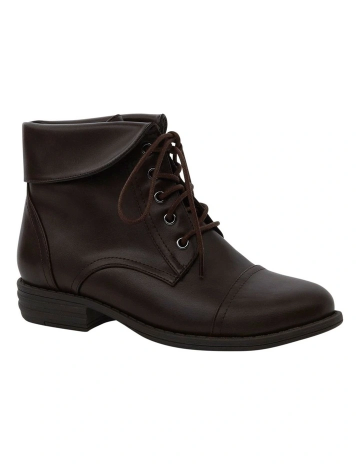 Storm Ankle Boots in Chocolate image 2