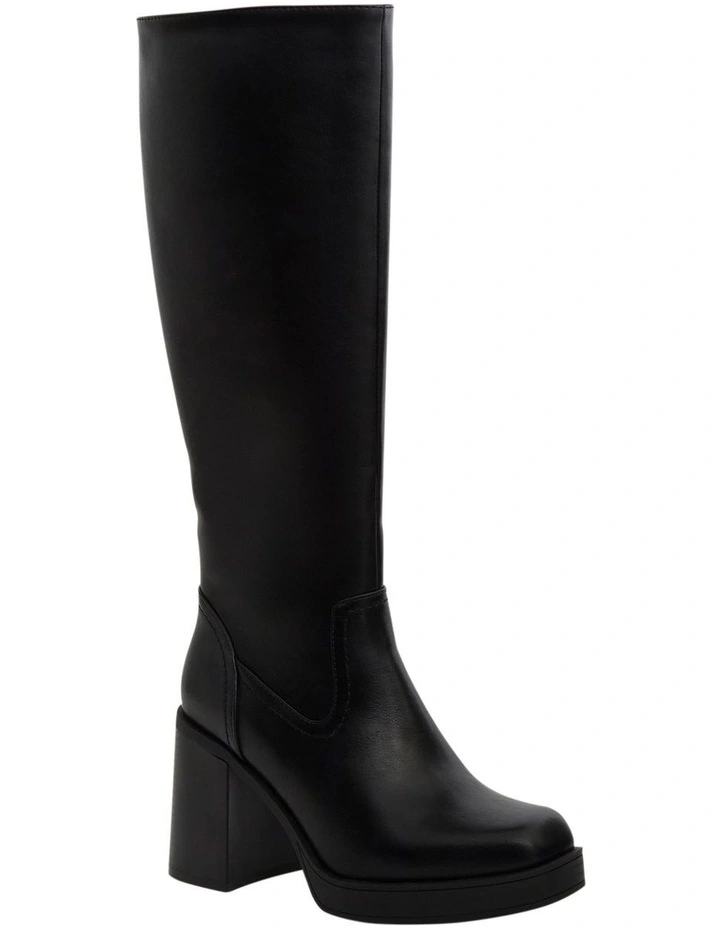 Tahlia Knee Boots in Black image 2