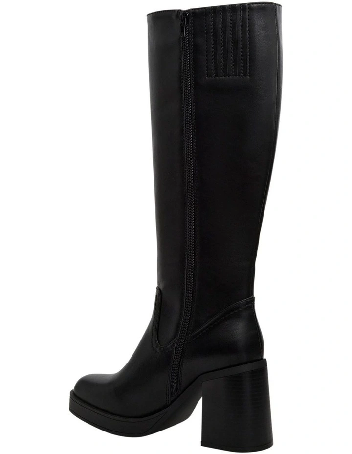 Tahlia Knee Boots in Black image 3
