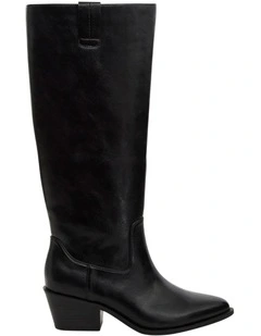 Phoenix Western Boots in Black