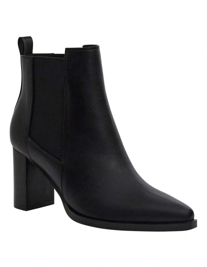 Bolt Ankle Boots in Black image 2