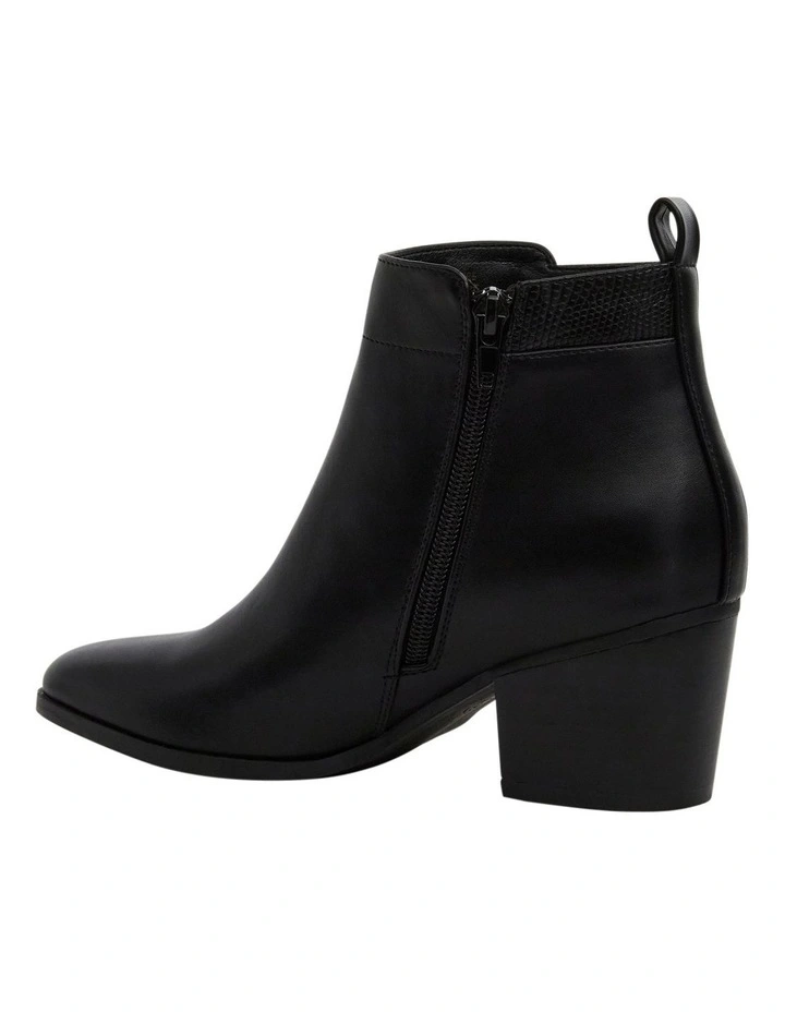 Empire Ankle Boots in Black image 3
