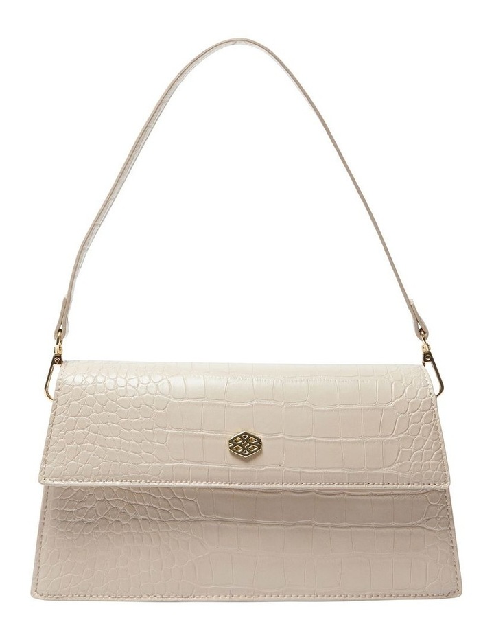 H-June Bag in Nude Croc Beige