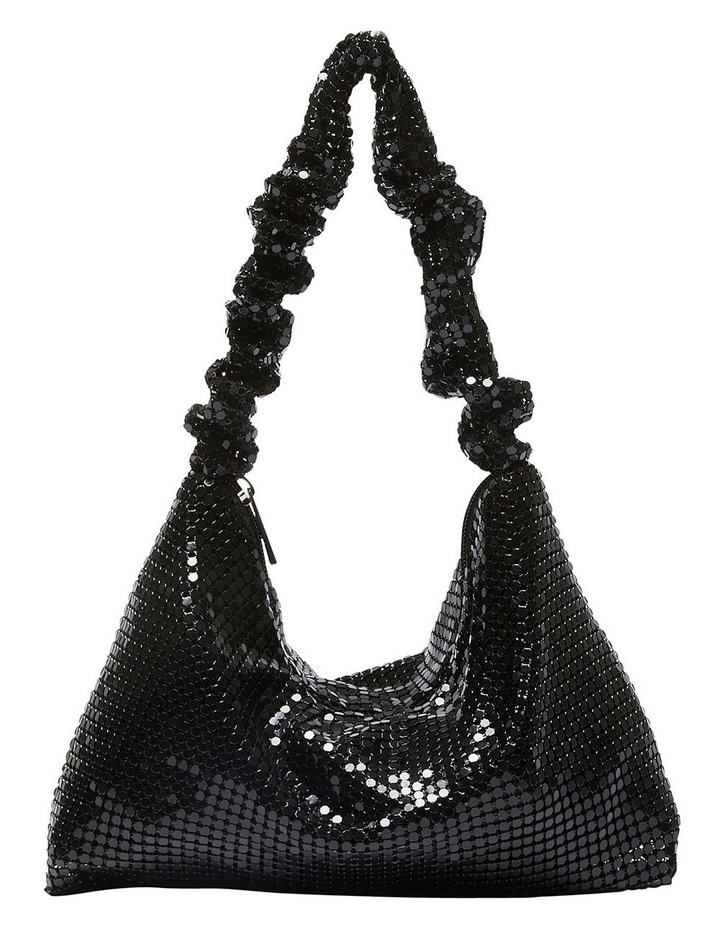 Disco Bag in Black Mesh Black