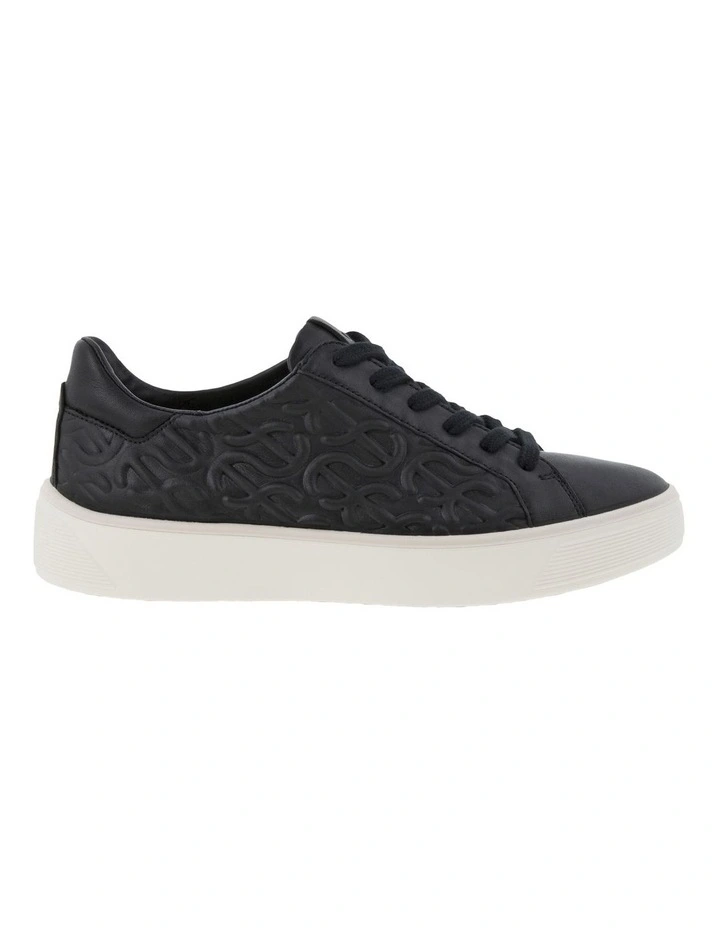 Street Tray Leather Sneaker in Black image 1