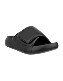 Cozmo Platform Sandal in Black
