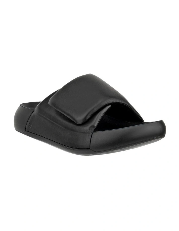 Cozmo Platform Sandal in Black image 1