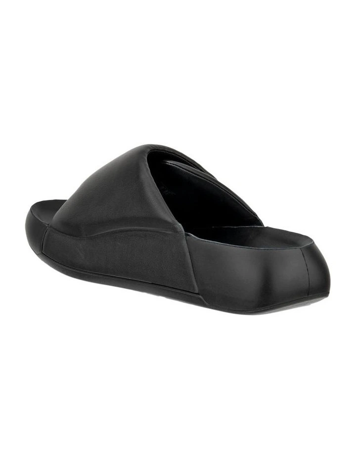 Cozmo Platform Sandal in Black image 2