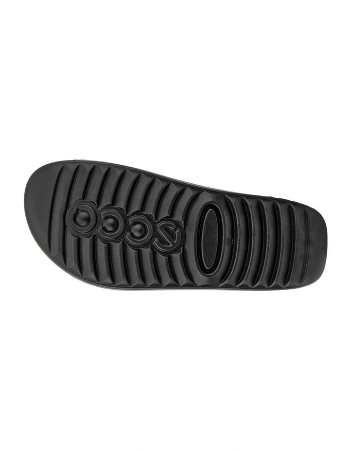 Cozmo Platform Sandal in Black image 3