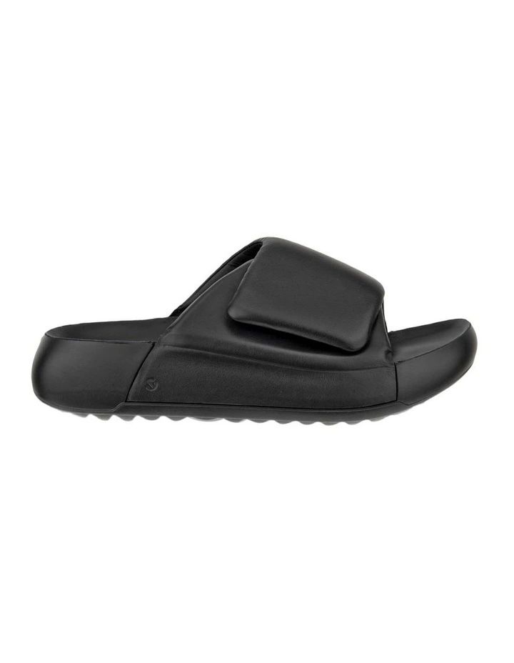 Cozmo Platform Sandal in Black image 4