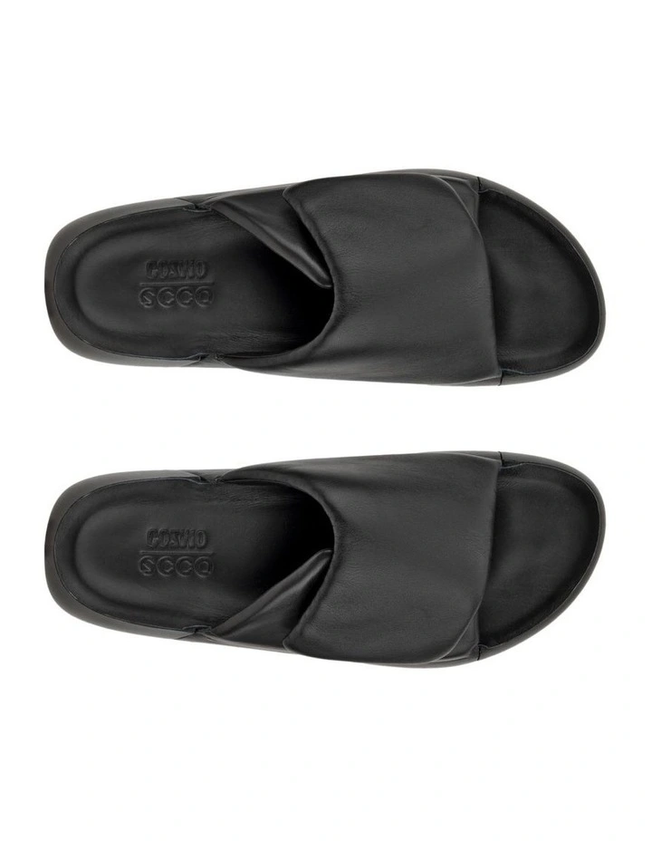 Cozmo Platform Sandal in Black image 6