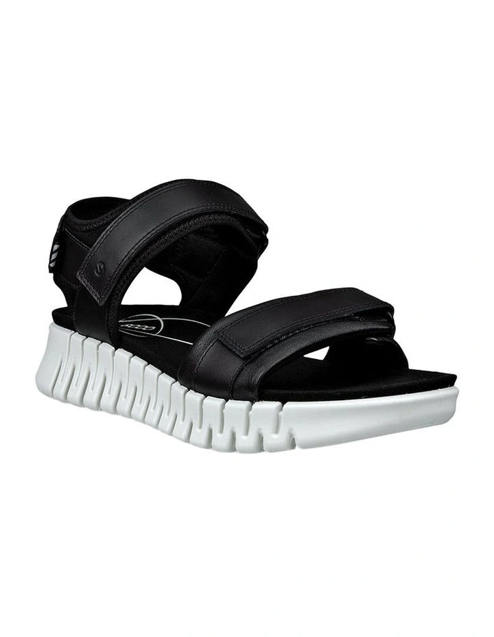Gruuv Sol Sandal in Black image 1