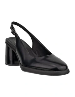Sculpted LX 55 Slingback Shoes in Black