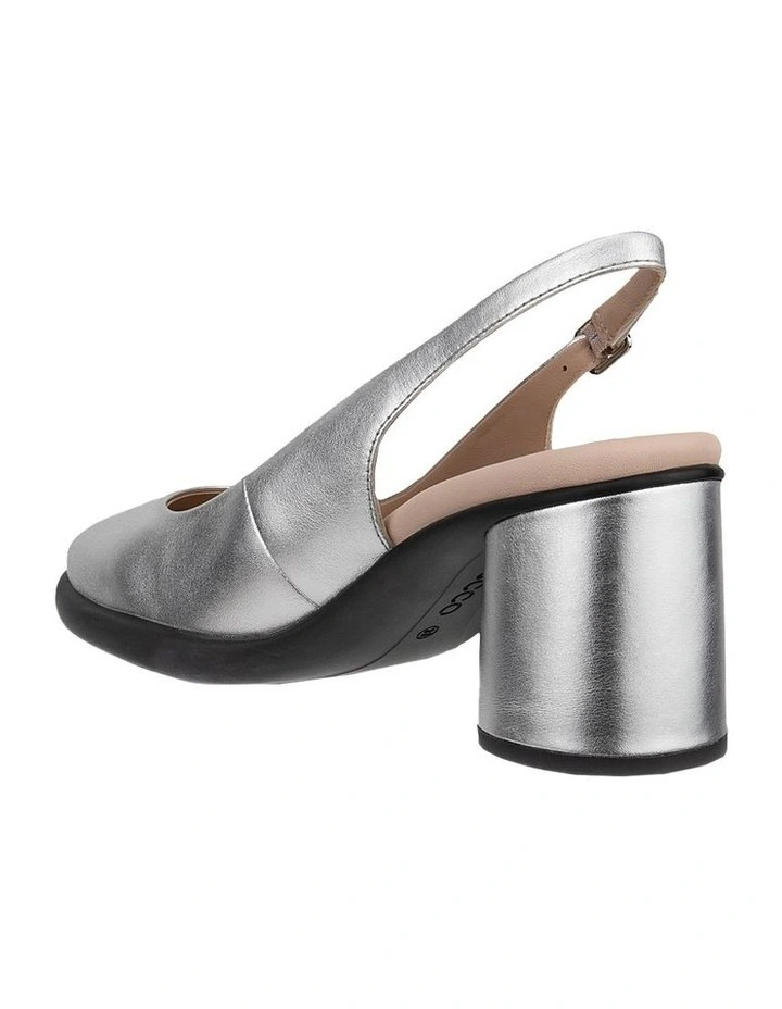 Sculpted LX 55 Slingback Shoes in Silver image 2