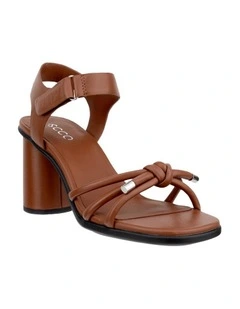 Sculpted Alba 65 Tube Heel in Brown