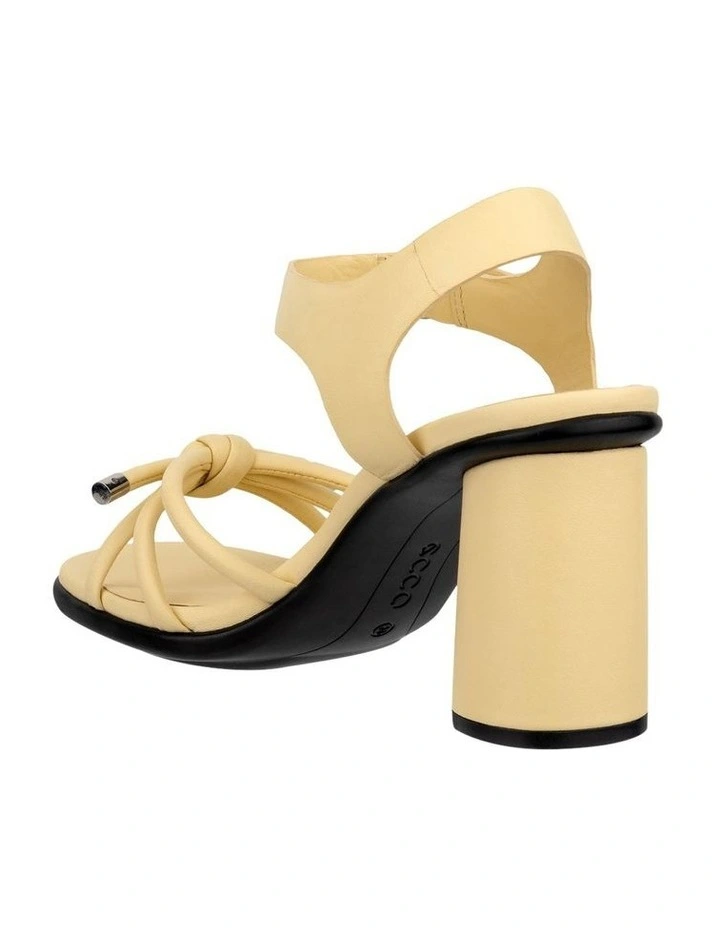 Sculpted Alba 65 Tube Heel in Yellow image 2