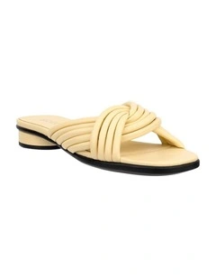 Sculpted Alba 25 Slide in Yellow