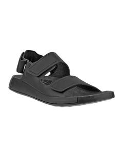Cozmo 3-Strap Sandal in Black