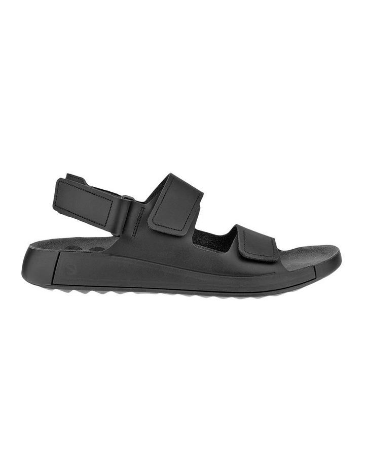 Cozmo 3-Strap Sandal in Black image 4