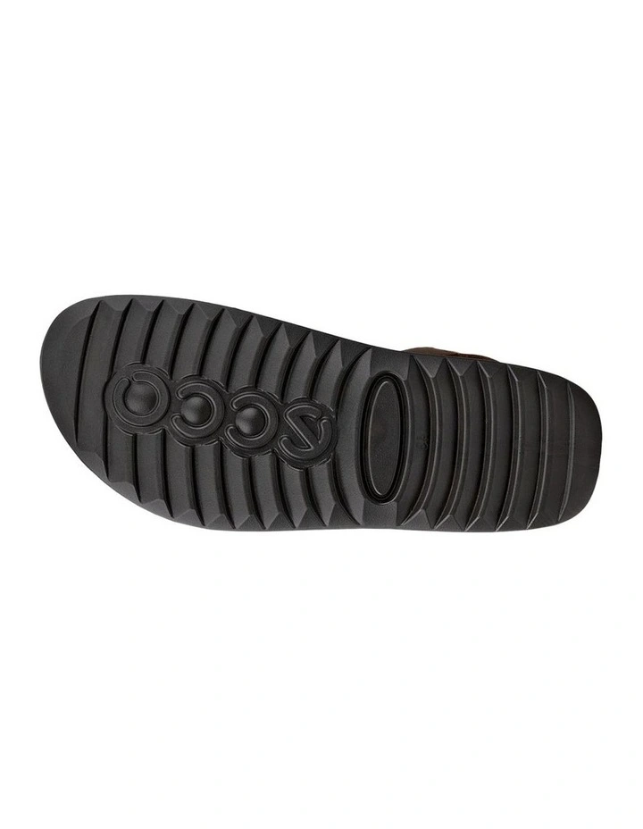 Cozmo 3-Strap Sandal in Brown image 3