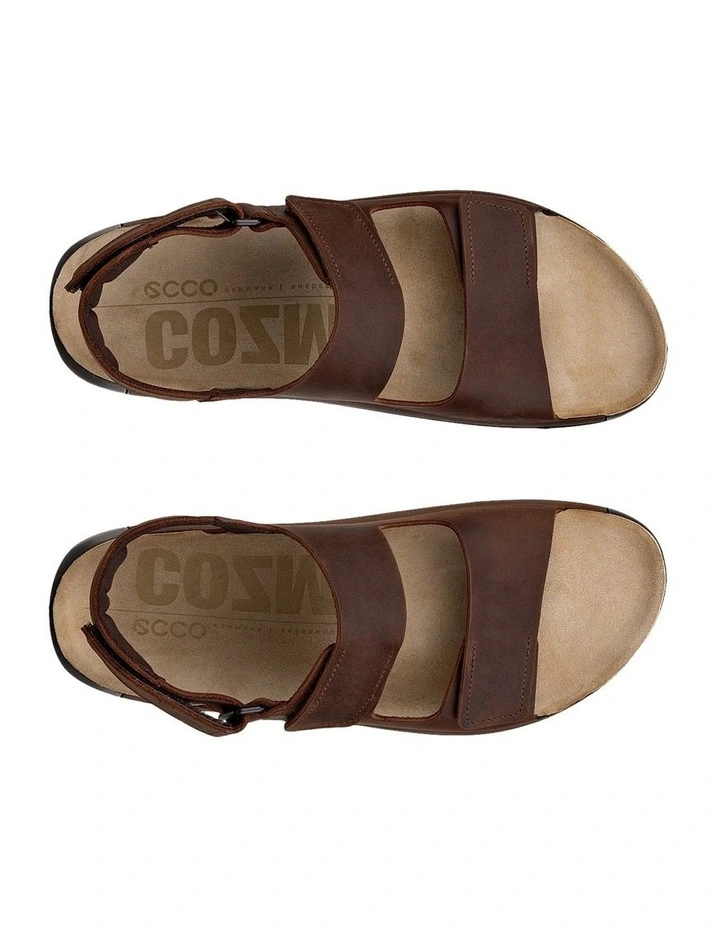 Cozmo 3-Strap Sandal in Brown image 5