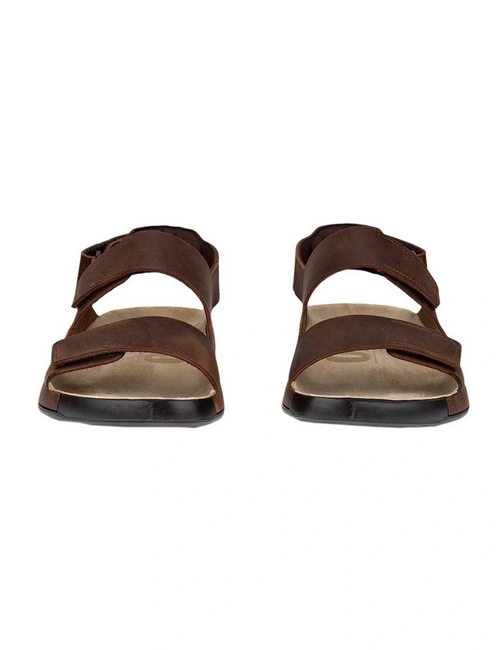 Cozmo 3-Strap Sandal in Brown image 6