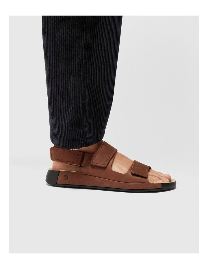 Cozmo 3-Strap Sandal in Brown image 7