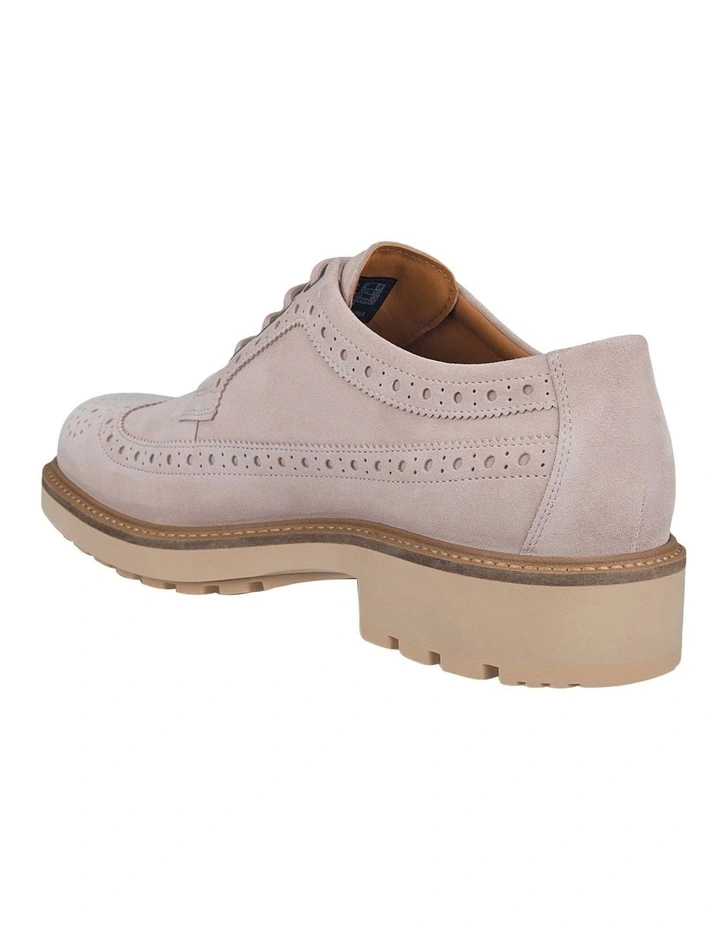 Metropole Oslo Wingtip Brogue Shoe in Pink image 2
