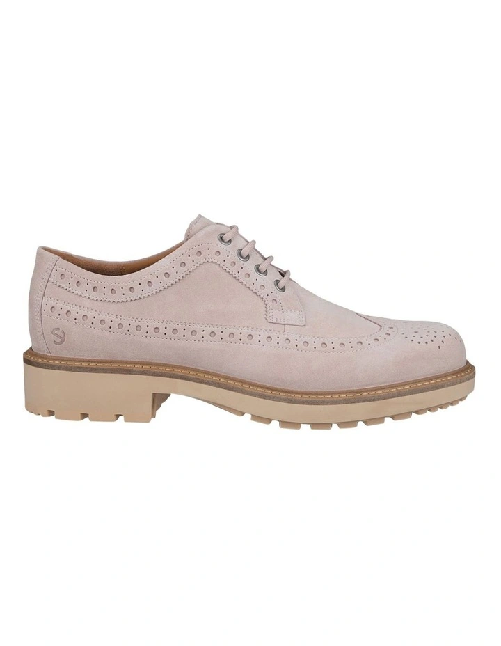 Metropole Oslo Wingtip Brogue Shoe in Pink image 4