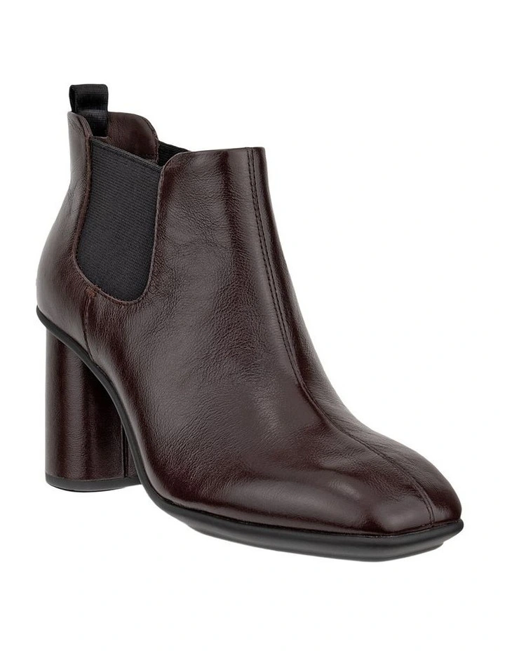 Sculpted Alba 65 Heel Boot in Brown image 1