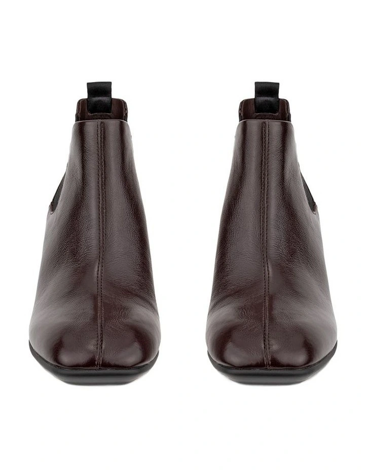 Sculpted Alba 65 Heel Boot in Brown image 5