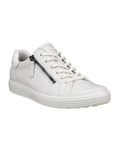 Soft 7 Side-Zip Sneaker in White