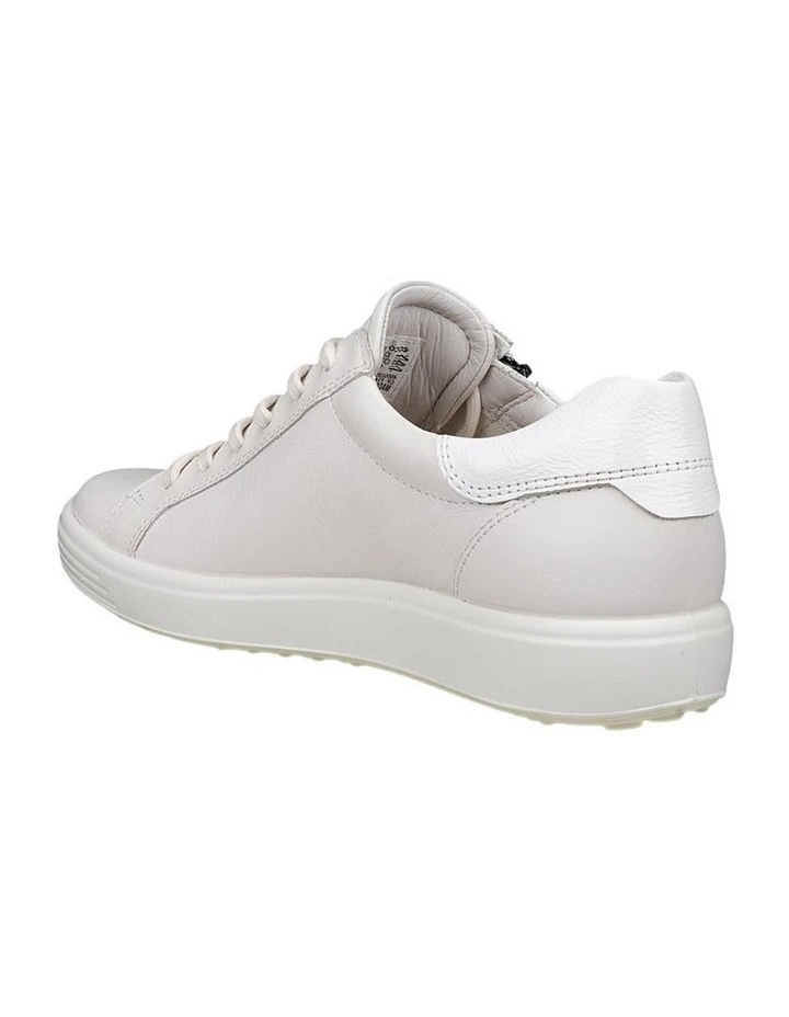 Soft 7 Side-Zip Sneaker in White image 2