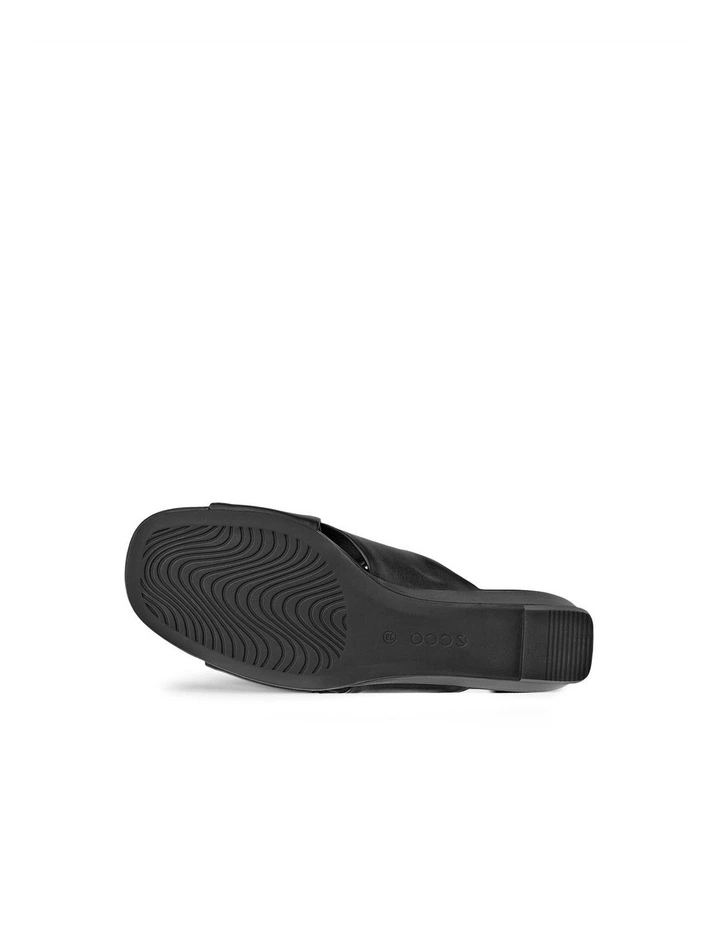 Astrid Wedge Slide in Black image 3