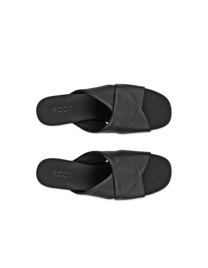 Astrid Wedge Slide in Black image 5