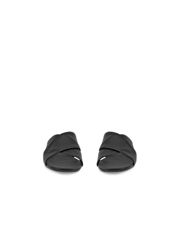 Astrid Wedge Slide in Black image 6