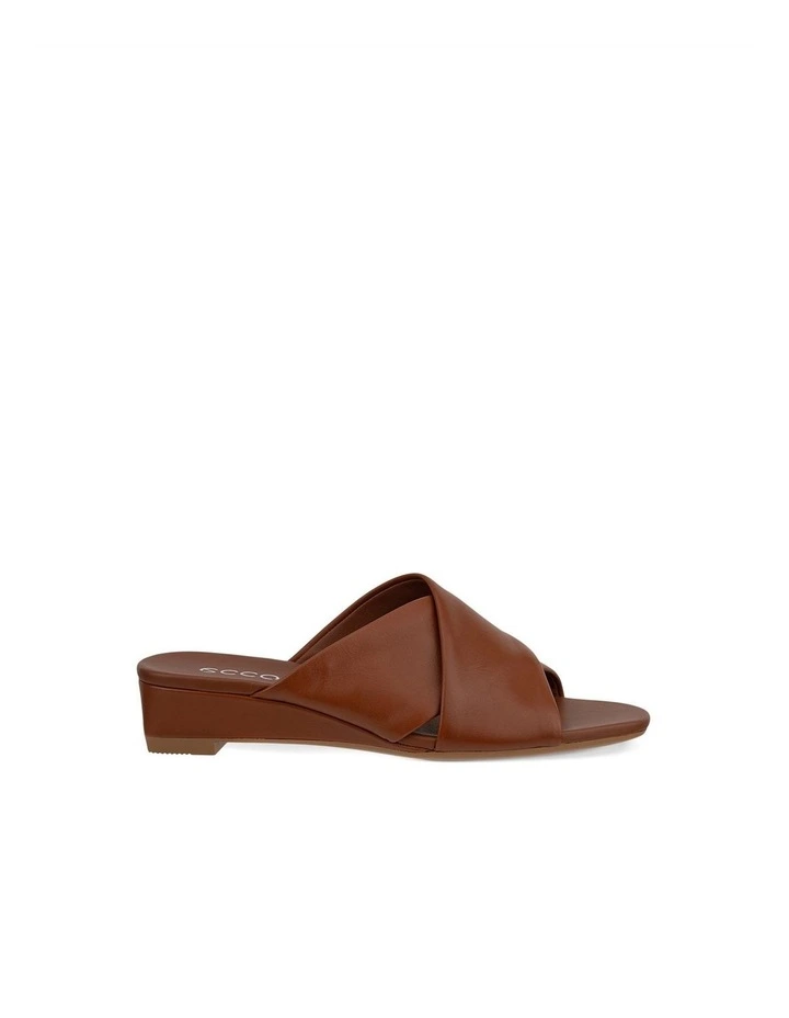 Astrid Wedge Slide in Brown image 4