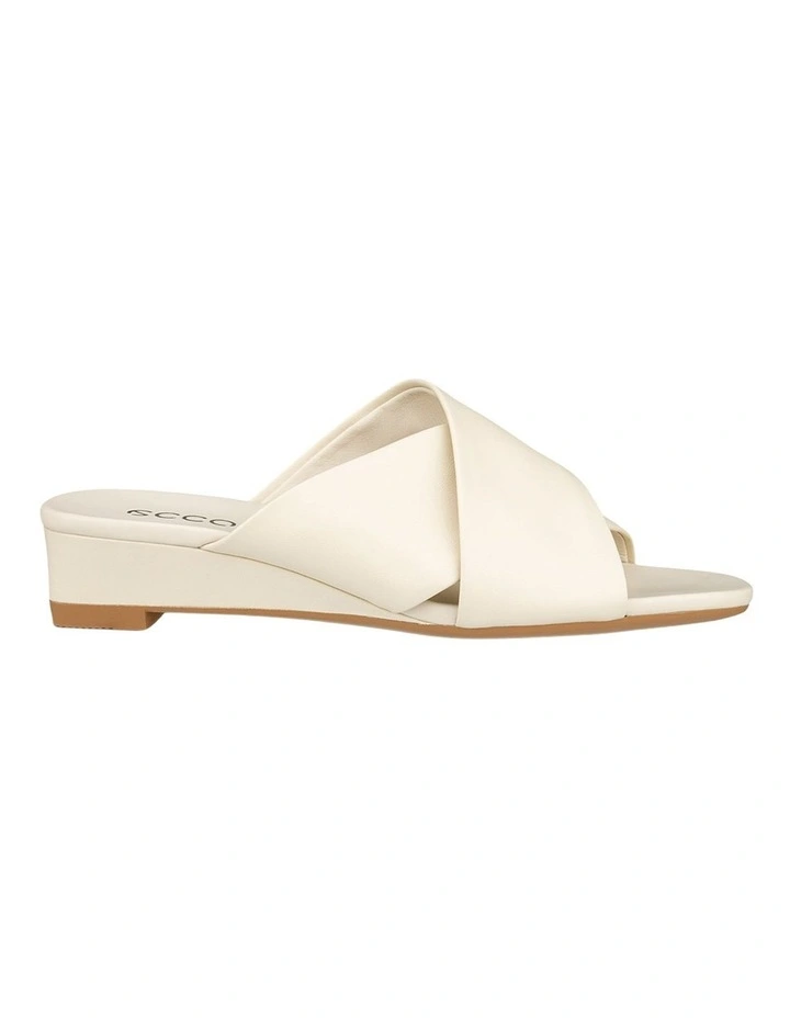 Astrid Wedge Slide in Beige image 4
