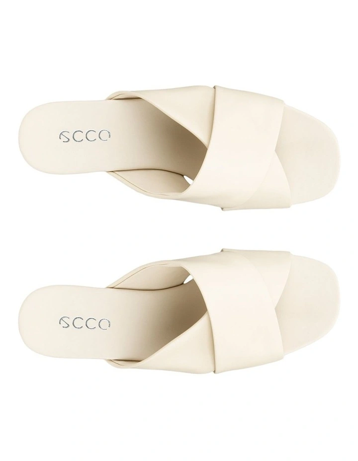 Astrid Wedge Slide in Beige image 5