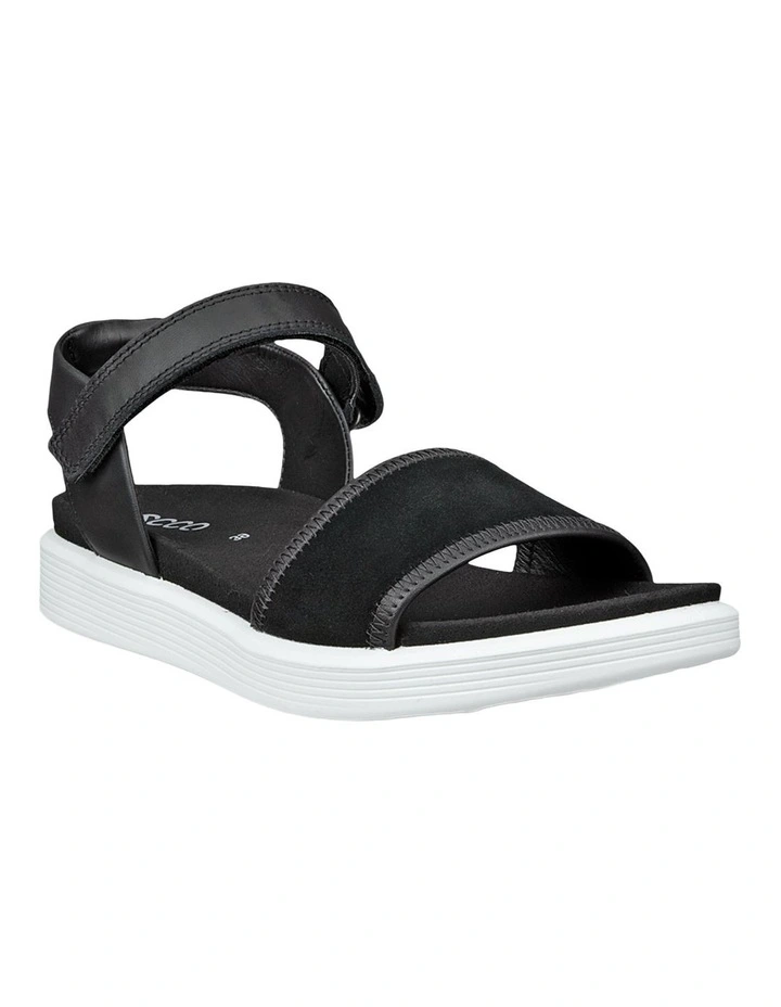 Soft Sandal 2-Strap in Black image 1