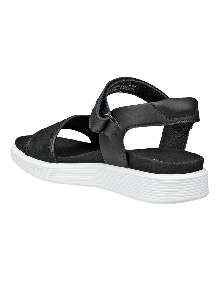Soft Sandal 2-Strap in Black image 2